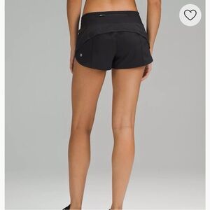 Lululemon Speed Up Women's Black Athletic Shorts
